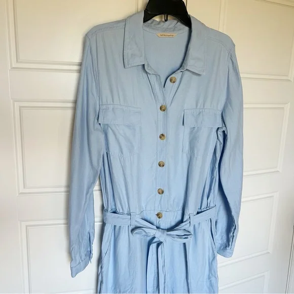 Soft Surroundings Kerry Jumpsuit Blue Size L - Picture 6 of 12